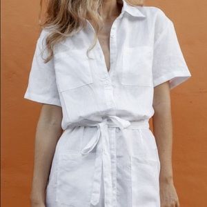 COPY - The Posse Katie Dress in White M — NWT